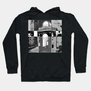 Architecture arches and facades Hoodie